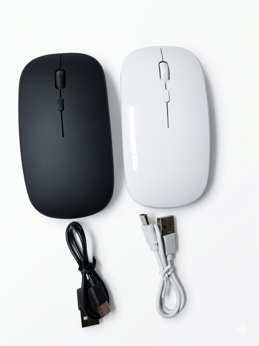 🖱️ Mouse Inalámbrico Helix ClickWireless Dual: ¡Olvídate de las Pilas y el Ruido!