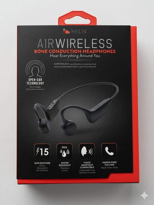 🎧 ¡Entrena Seguro! Audífonos Helix AirWireless – Tecnología Open-Ear🎧